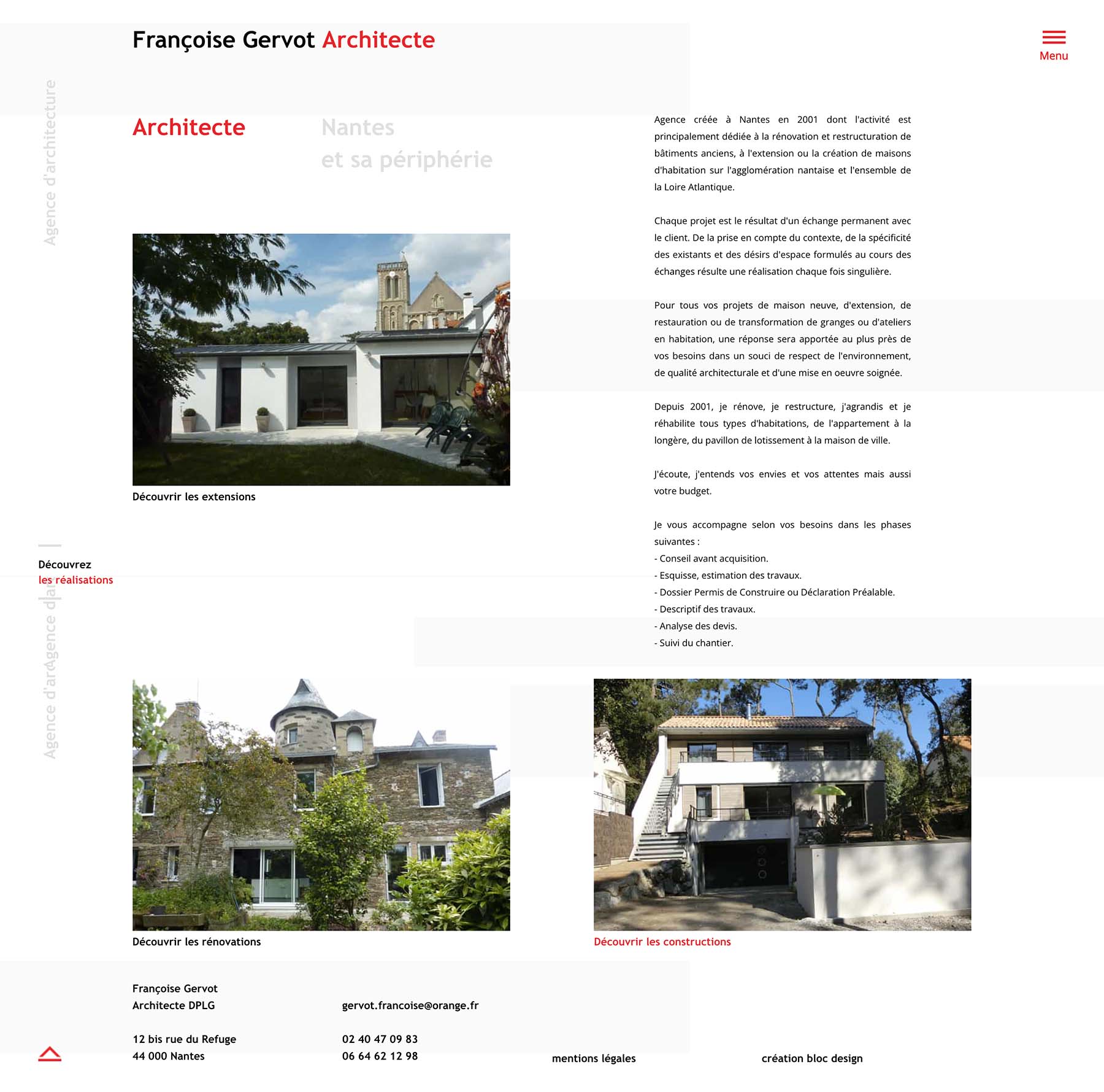 creation site architecte nantes